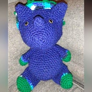 Crochet Triceratops